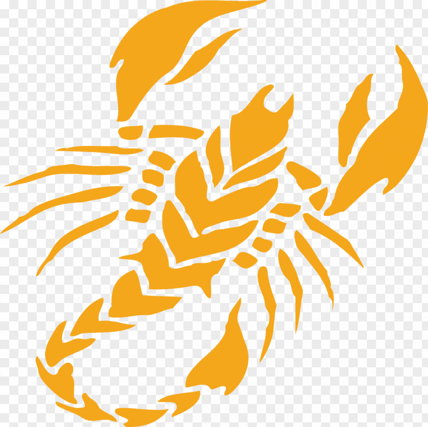Scorpion Painted Pattern Emperor Sticker PNG