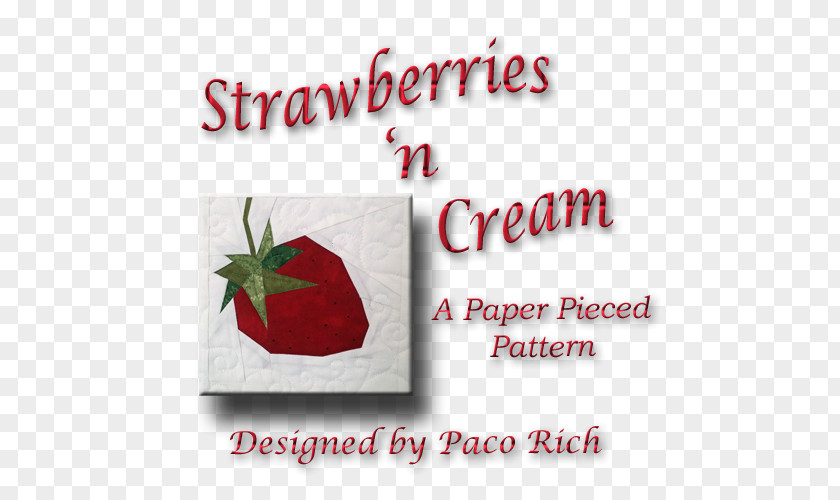 Strawberry Pattern Greeting & Note Cards Fruit Font PNG