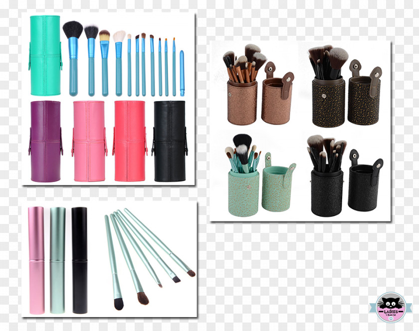 Design Makeup Brush Plastic Cosmetics Bicast Leather PNG