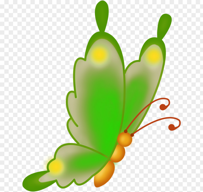 Insect Butterflies And Moths Plant Stem Clip Art PNG