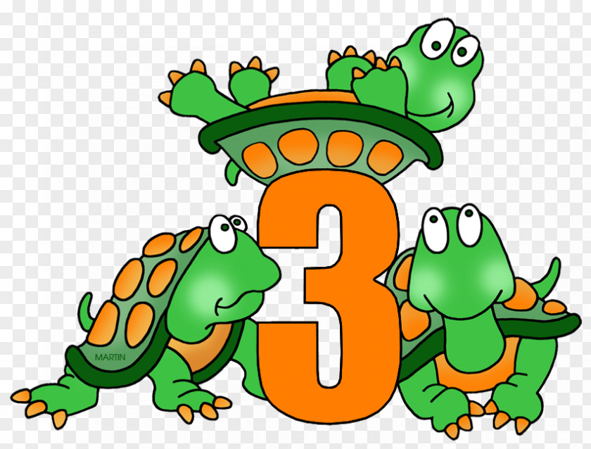 Number 3 Cliparts Turtle Clip Art PNG
