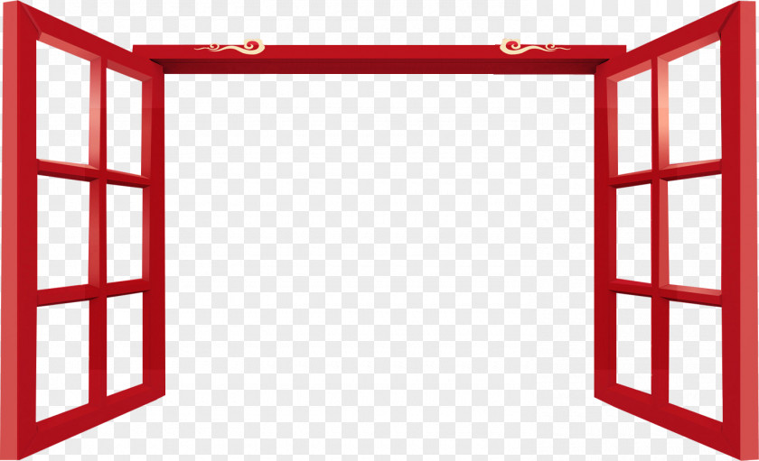Red Windows Chinese New Year Fang Holdings Limited Gift Papercutting PNG