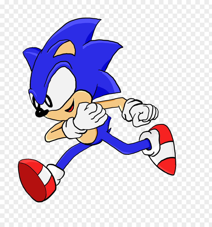 Running Fast Sonic Dash Drawing Clip Art PNG