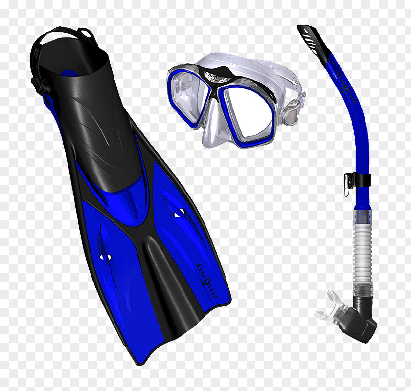 Snorkel Diving & Snorkeling Masks Aqua-Lung Scuba Set Swimming Fins PNG