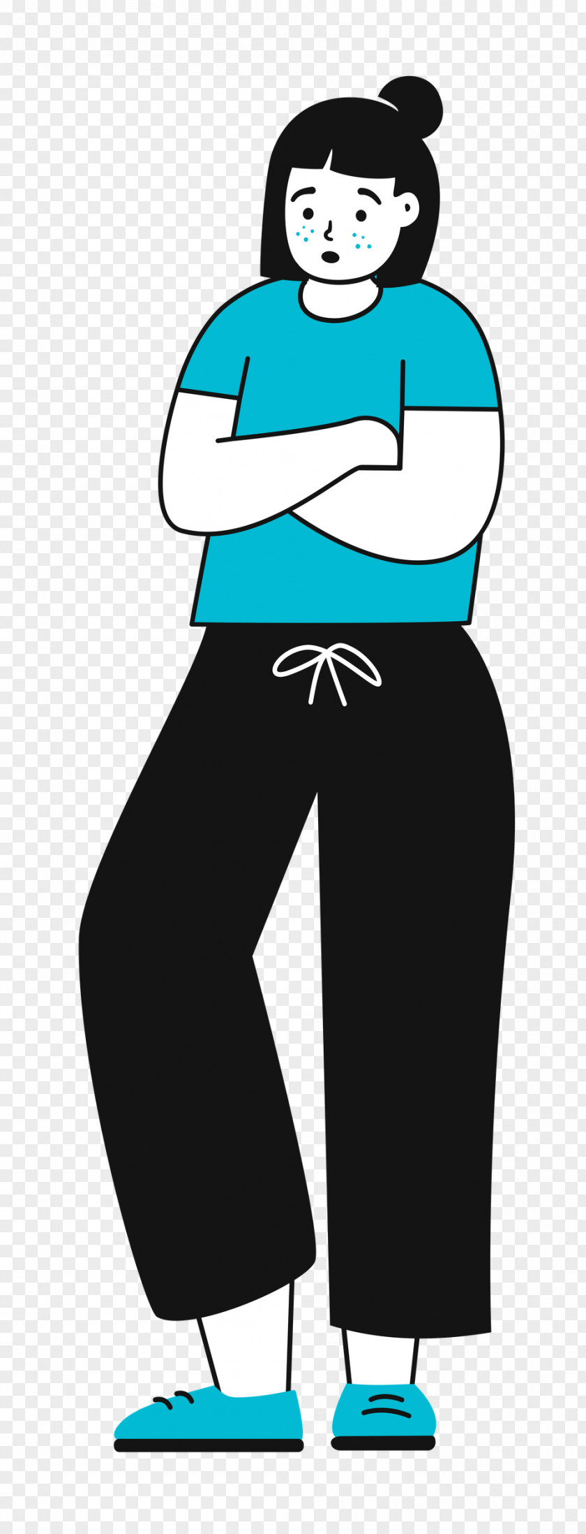 Standing Girl Woman PNG