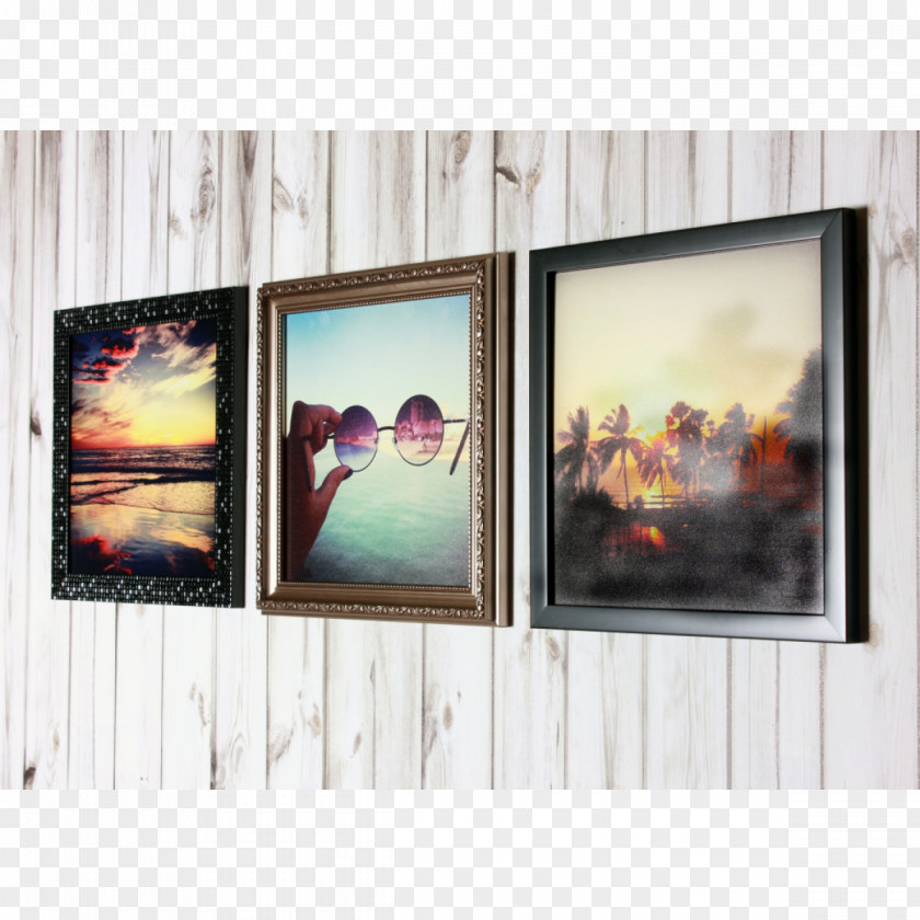 Hanging Polaroid Painting Art Picture Frames PNG