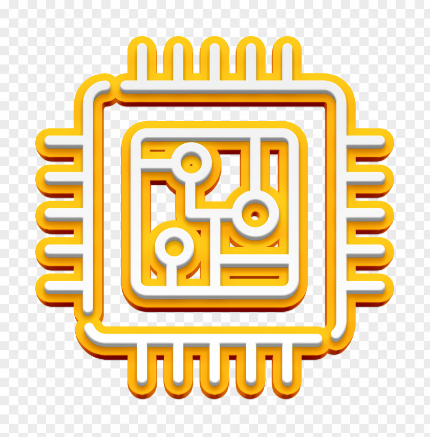 Internet Of Things Icon Cpu Chip PNG
