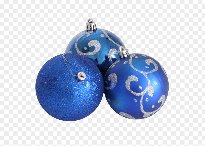 Christmas Tree Blue Ornament Cobalt PNG