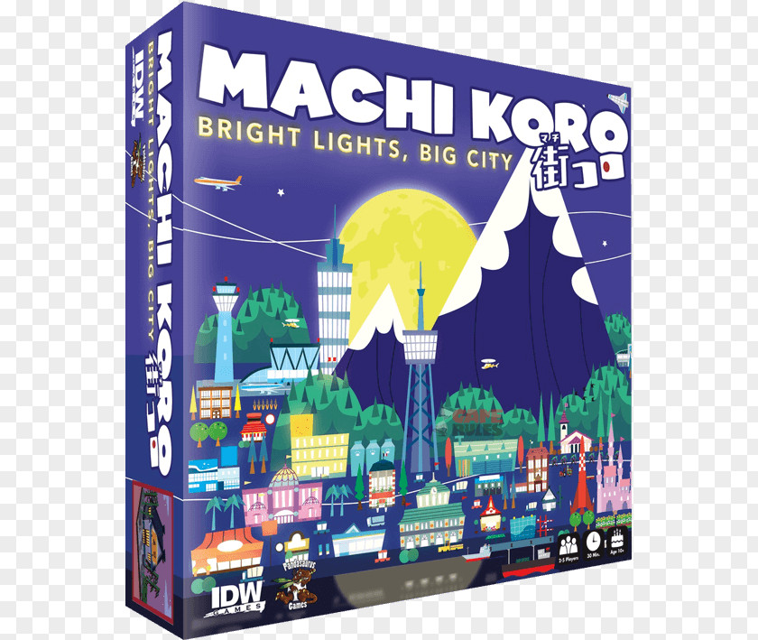 City War IDW Machi Koro: Bright Lights, Big Board Game Millionaire's Row PNG