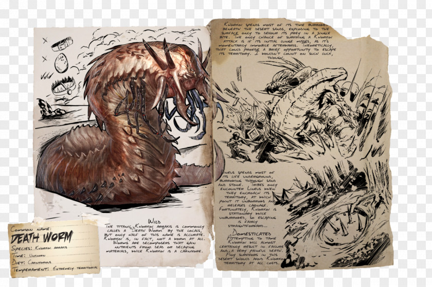 Dinosaur ARK: Survival Evolved Mongolian Death Worm Pachycephalosaurus PNG