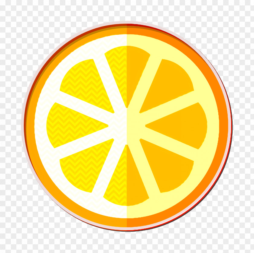 Orange Slice Icon Lemon Tropical PNG