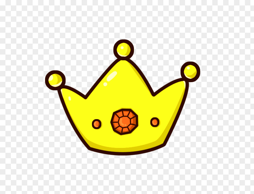 Yellow Fresh Crown Decoration Pattern Cartoon Clip Art PNG