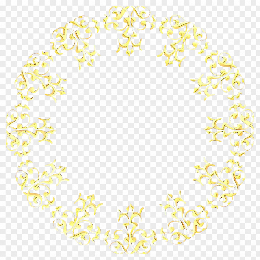 Yellow Glitter Cartoon Confetti PNG