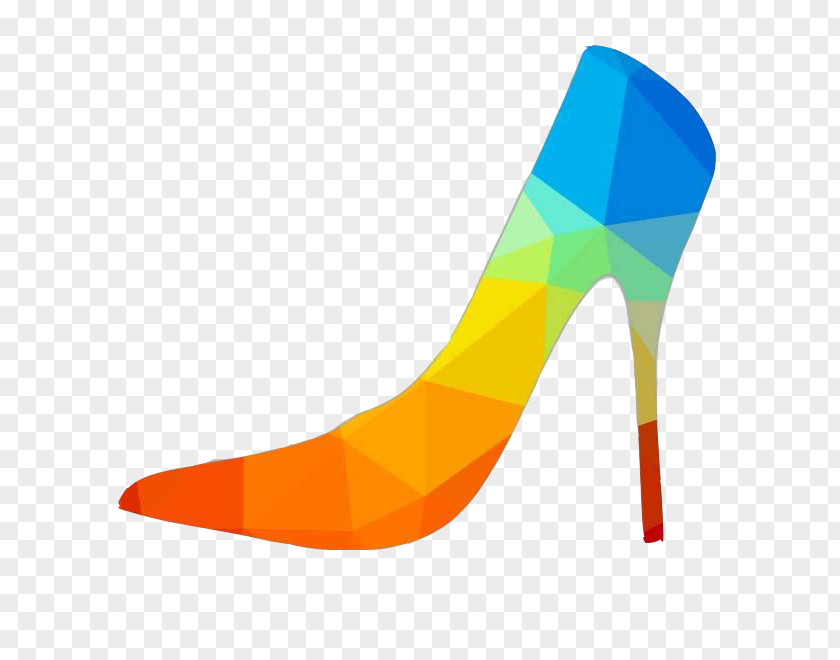 Colored High Heels High-heeled Footwear Shoe Designer PNG