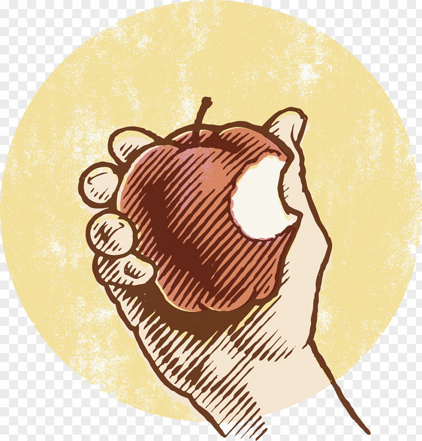 Eat An Apple Photography Royalty-free Stock Illustration PNG
