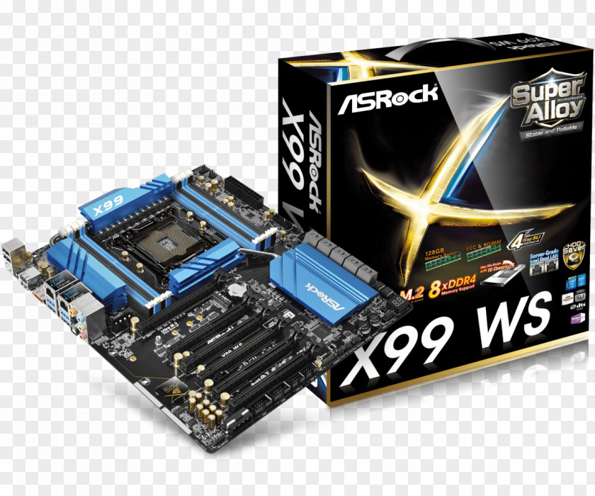 Intel ASRock X99 Extreme11 LGA 2011-v3 SATA 6Gb/s USB 3.0 Extended ATX Motherboard PNG