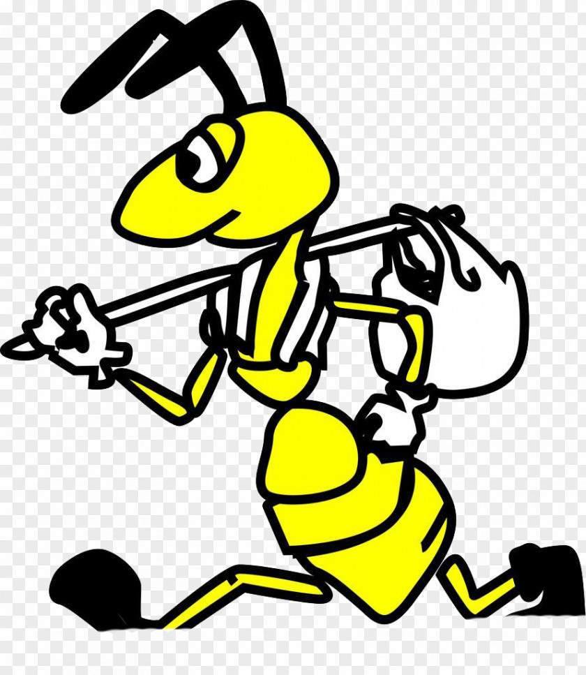 Moving The Yellow Ants Ant Insect U5403u9903u5b50 PNG