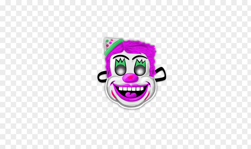 Purple Clown ICO Circus Icon PNG