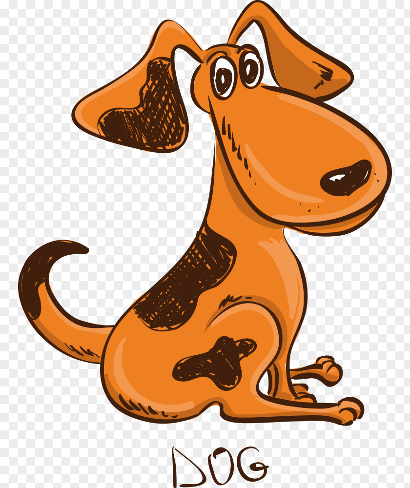 Vector Zodiac Dog Cartoon Illustration PNG