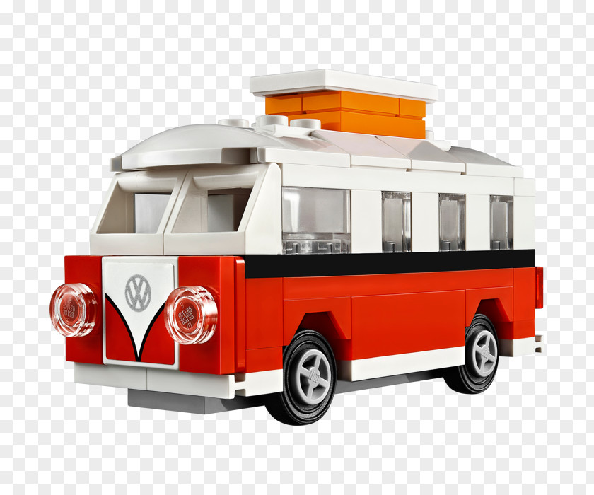 Volkswagen Type 2 LEGO 10220 Creator T1 Camper Van Lego PNG
