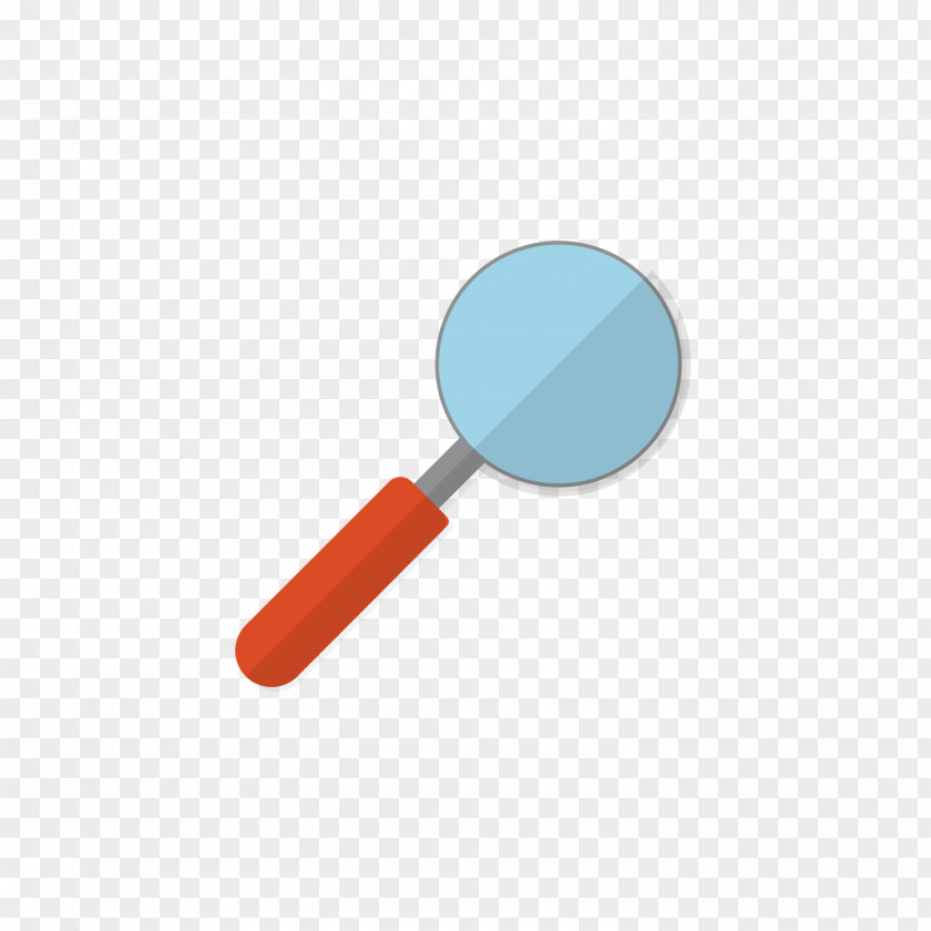 Blue Red Magnifying Glass PNG