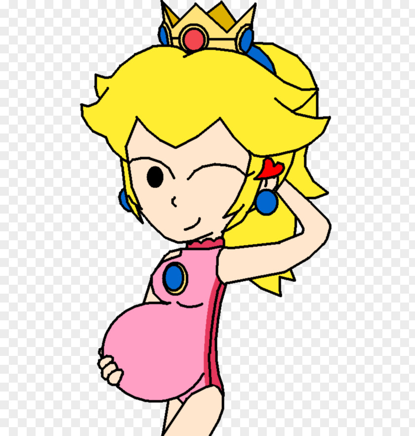 Pregnancy I Am Forbidden Princess Peach Clip Art PNG