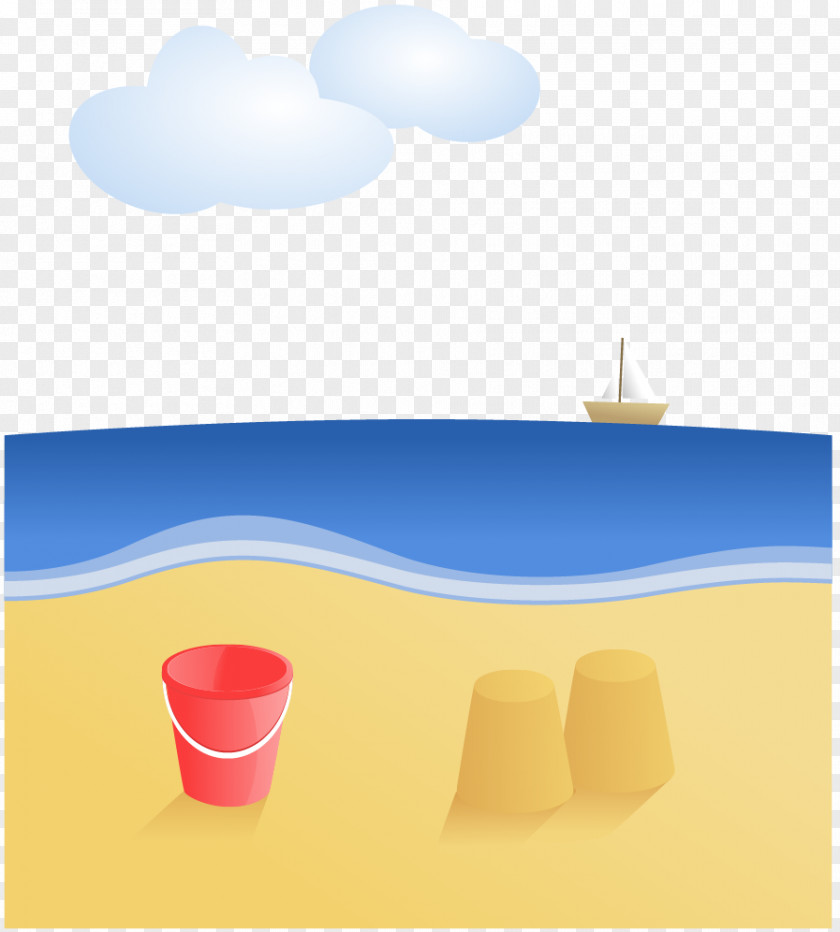 Vector Beach Bucket Transparency And Translucency Illustration PNG