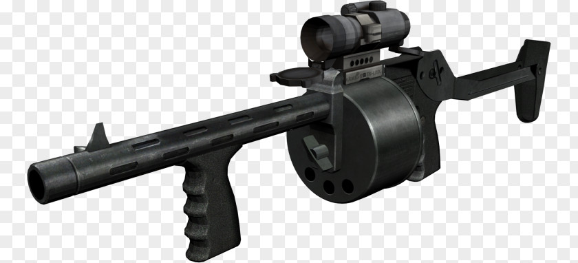 Weapon Trigger Firearm Armsel Striker Automatic Shotgun PNG