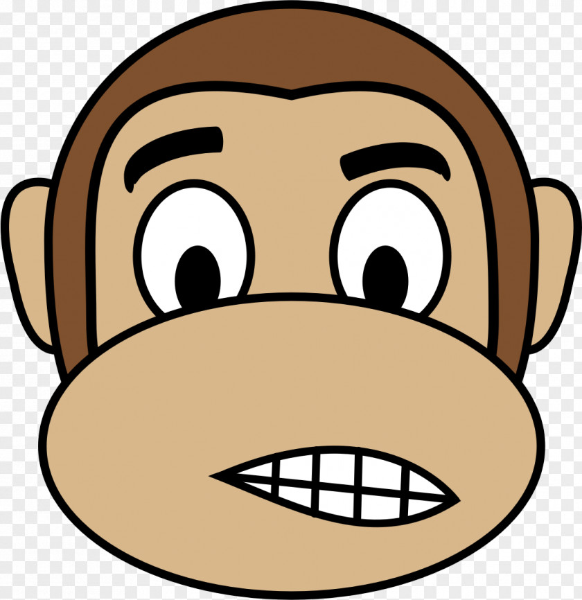 Monkey Ape Primate Crying Clip Art PNG