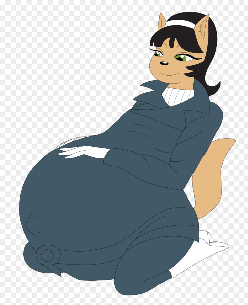 Pregnancy Kitty Katswell Cat Puppy PNG