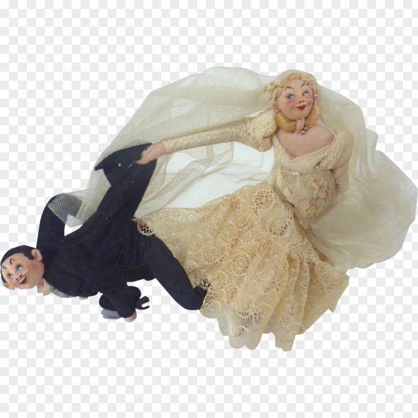 Bridegroom Figurine Gown Costume Fur PNG