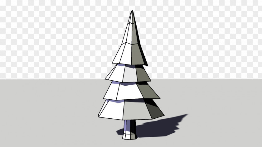 Christmas Tree Low Poly Sales License PNG