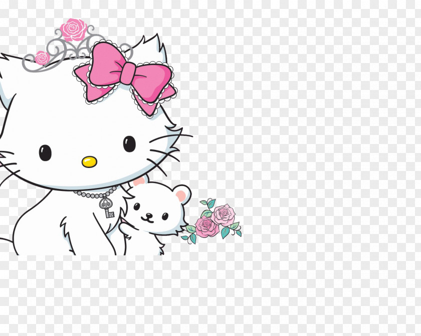Hello Kitty Kitten Cat Desktop Wallpaper PNG