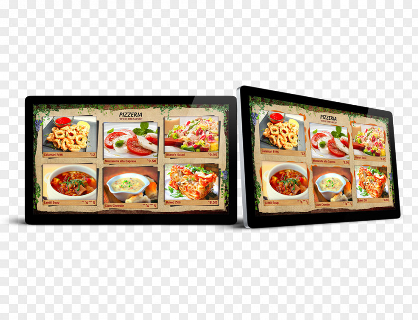Pizza Italian Cuisine Fast Food Take-out Digital Signs PNG