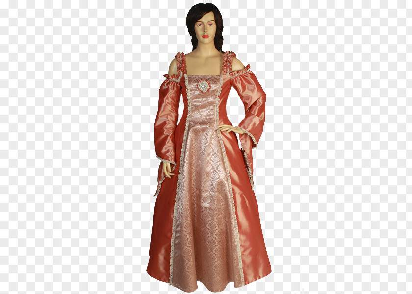 Renaissance Gown Costume Design Dress PNG