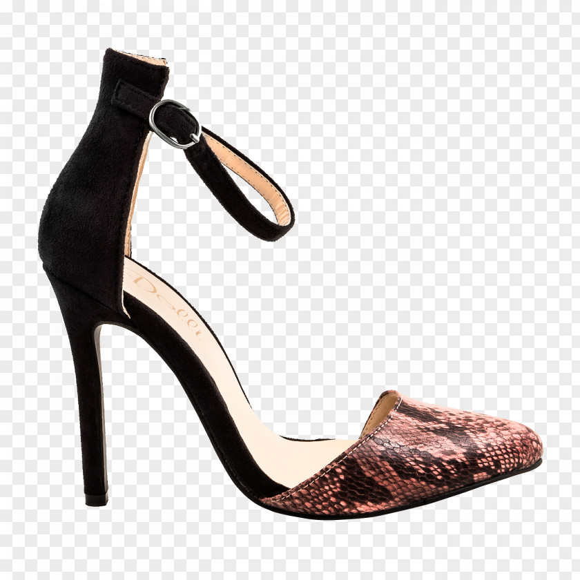 Sandal Heel Shoe Suede Pump PNG