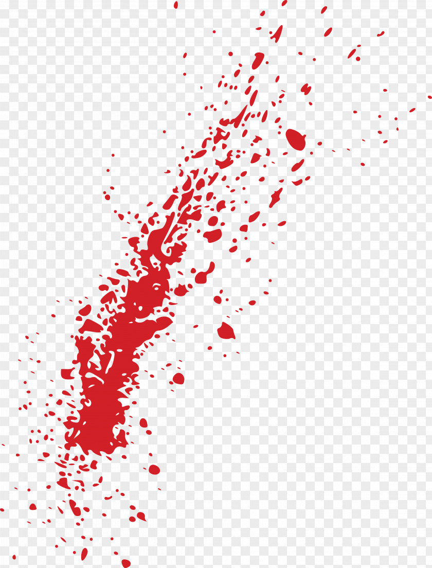 Spatter Blood Up PNG