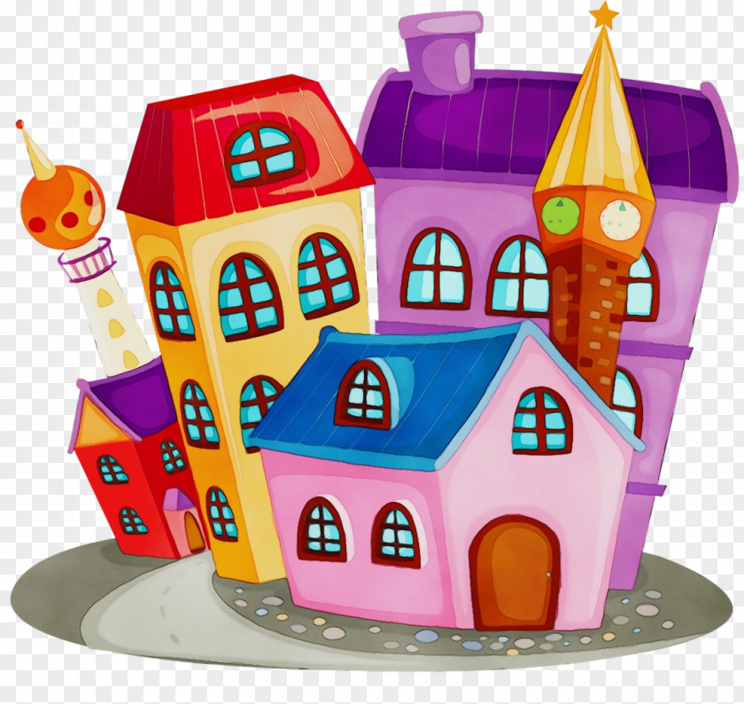 Castle Cake Decorating Supply Toy Playset Clip Art PNG