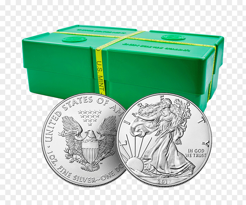 Coin American Silver Eagle Bullion PNG