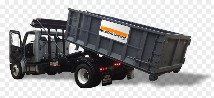 Dump Truck Dumpster Waste Business Company Roll-off PNG