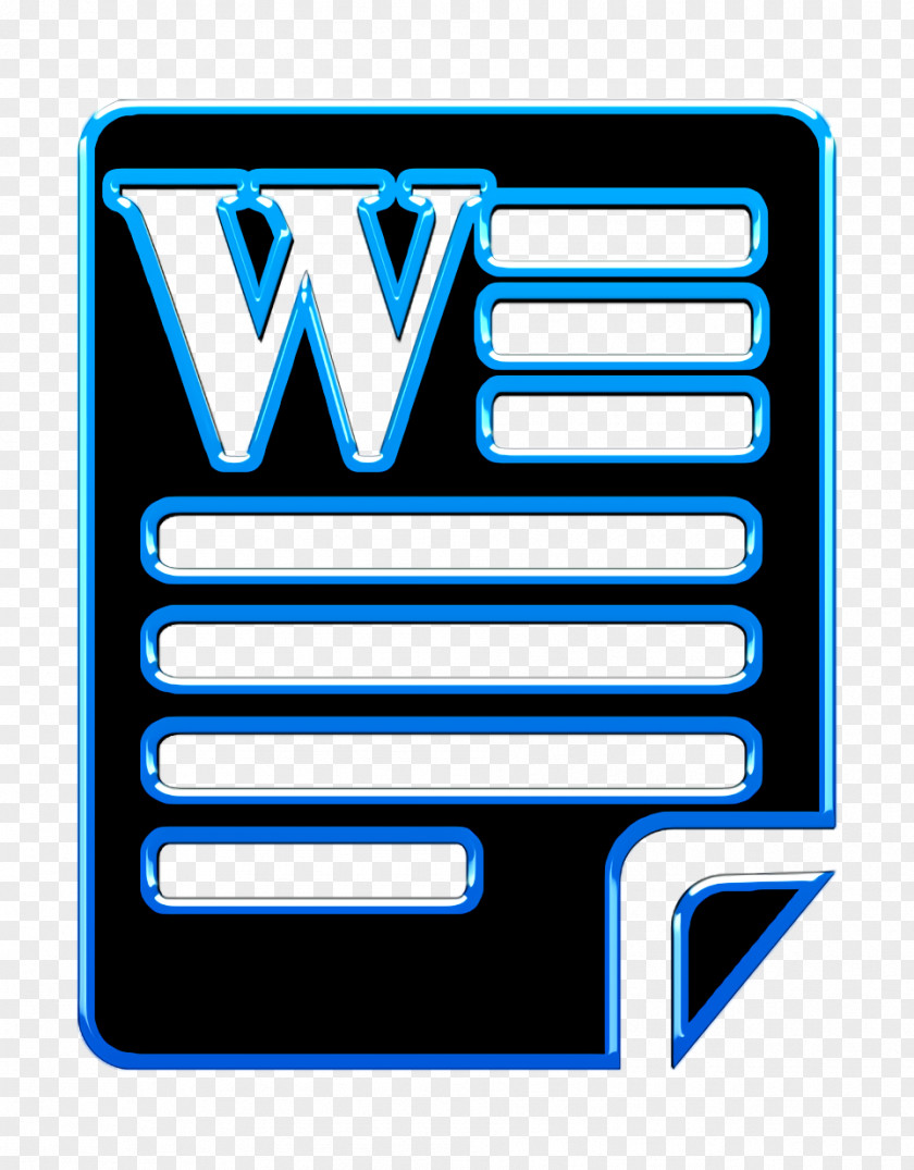 Logo Icon Microsoft Word File PNG