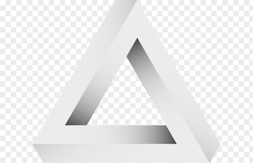 TRIANGLE Penrose Triangle Three-dimensional Space Line PNG