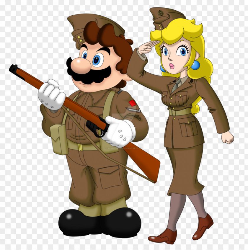 World War Ii Super Mario Princess Peach Luigi Second PNG