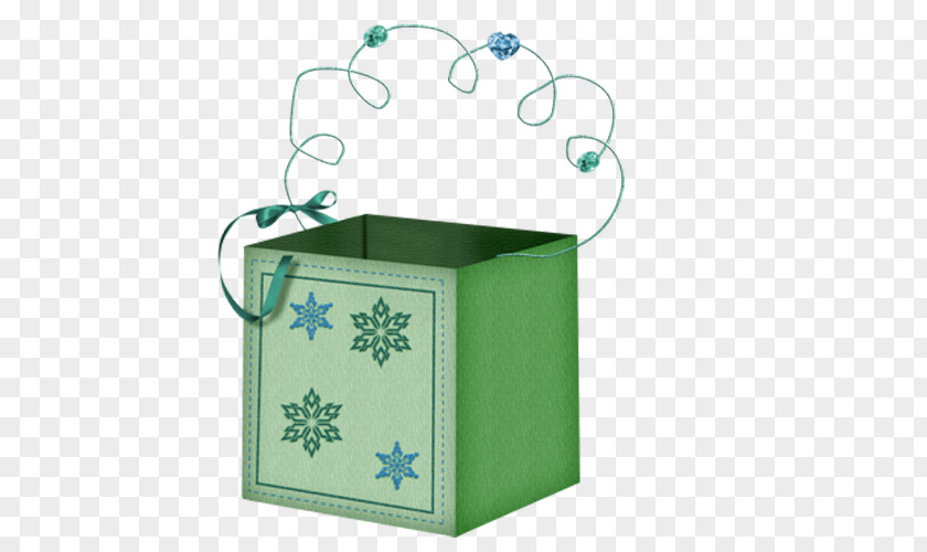 Cartoon Green Gift Box Dress Material Ribbon PNG