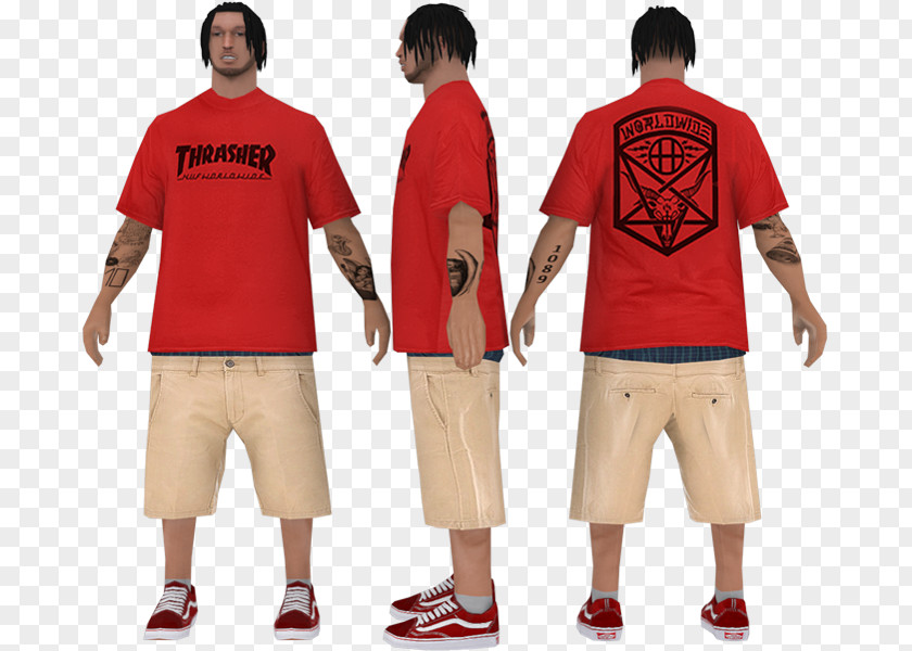 Lil Yachty Thrasher San Andreas Multiplayer Grand Theft Auto: Jersey T-shirt PNG