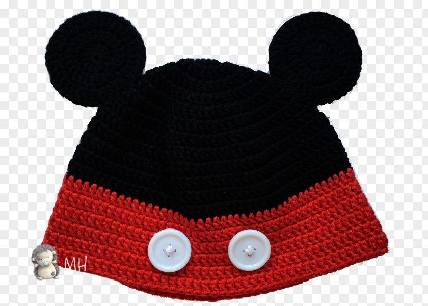 Mickey Mouse Minnie Beanie Bonnet Crochet PNG