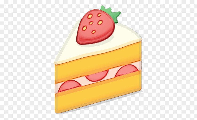 Rectangle Yellow Cake Emoji PNG