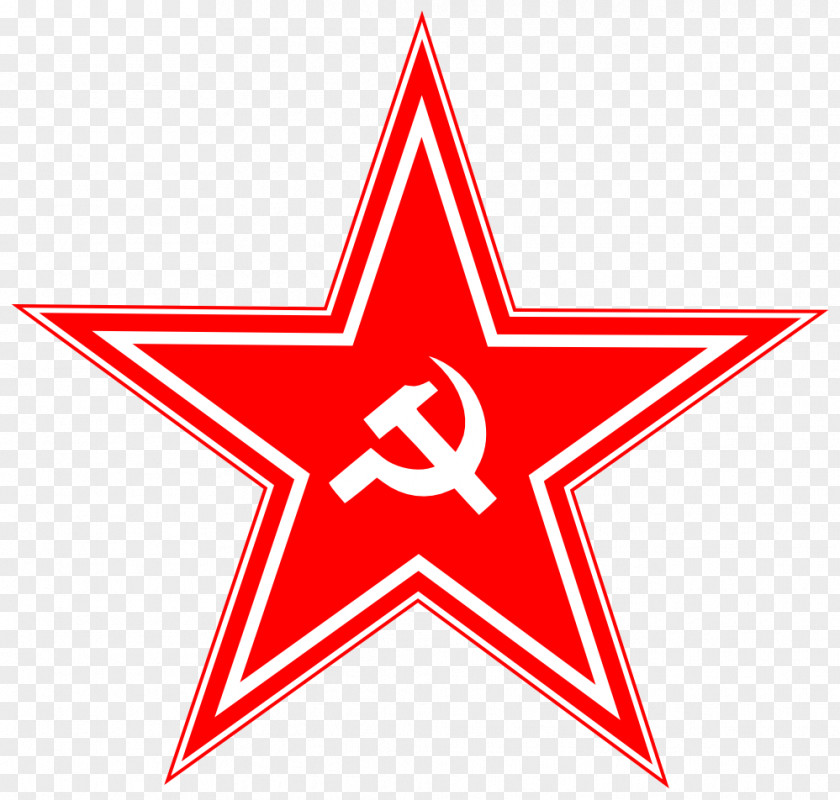 Red USSR Star Image Icon PNG