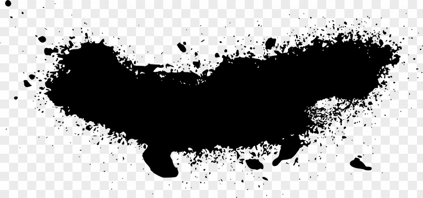 Spray Paint Paper Black And White Photography Watercolor Painting PNG