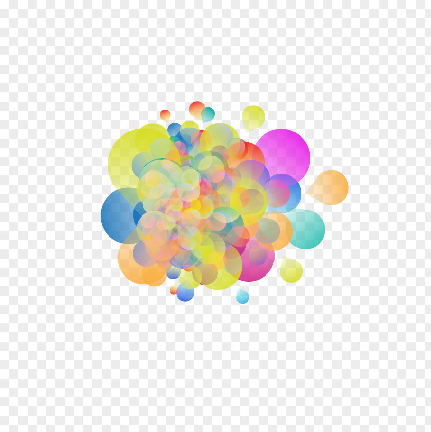 Vector Colorful Bubbles Bubble Euclidean Blue PNG